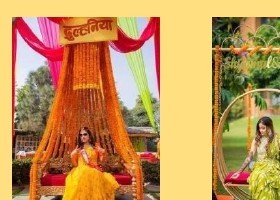 Circular Marigold Swing - Villa in Udaipur