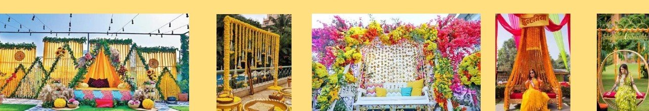 Haldi & Mehendi Decorations hero - Villa in Udaipur