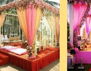 Greenery Pillar Mandap - Villa in Udaipur