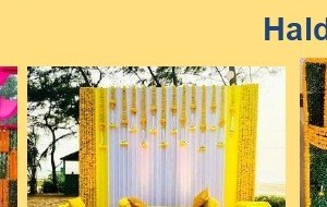 Umbrella Theme Mehendi Wall - Villa in Udaipur
