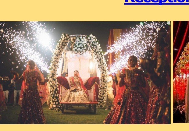 Floral Chariot Entry Moment - Villa in Udaipur
