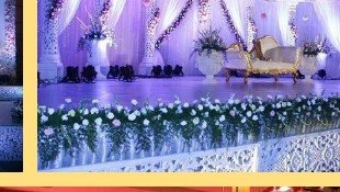Draped Fabric Stage - Villa in Udaipur
